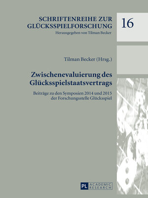 cover image of Zwischenevaluierung des Glücksspielstaatsvertrags